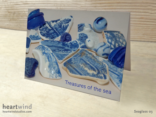 Heartwind Studios Seaglass 03 Greeting Card