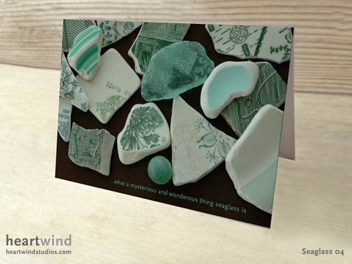 Heartwind Studios Seaglass 04 Greeting Card