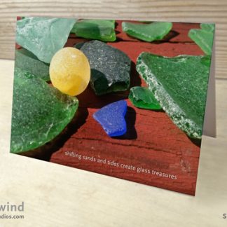 Heartwind Studios Seaglass 06 Greeting Card