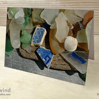Sea glass Treasures Greeting Card